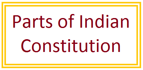 Parts of Indian constitution