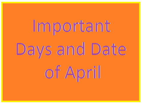 important days and date