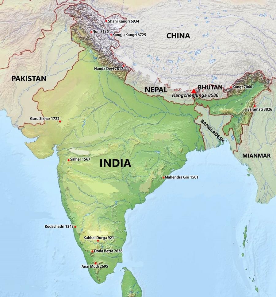 Geography Of India Details And Facts- PhiWheel